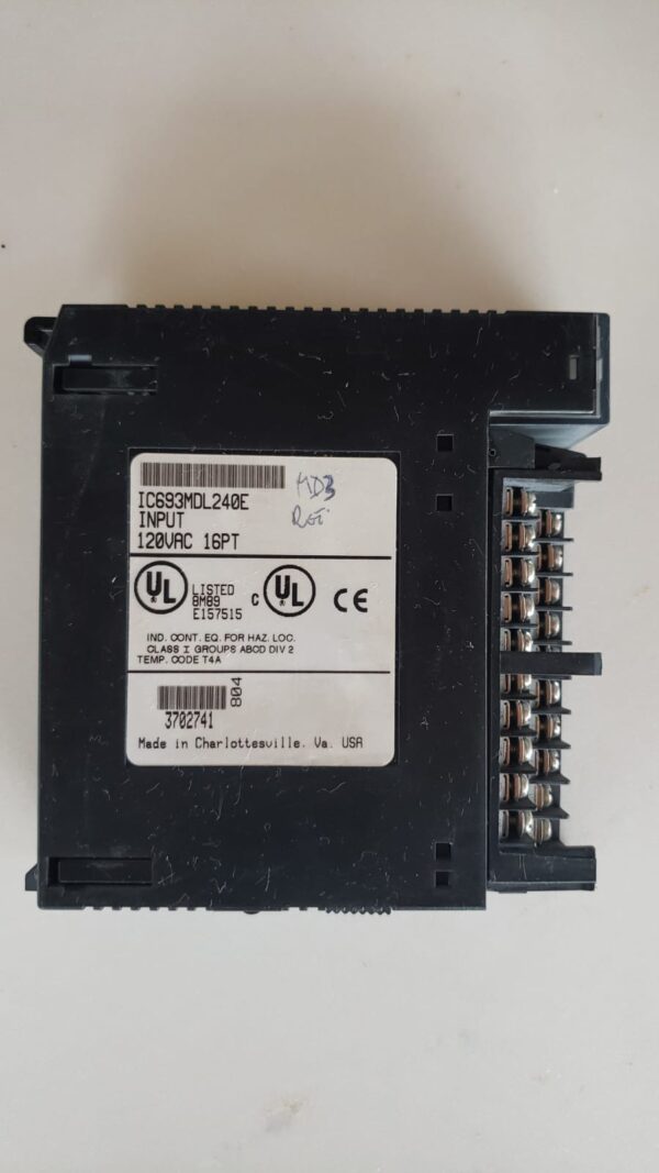 Módulo de Entrada Digital GE Fanuc IC693MDL240E 120VAC 16 Pontos - Image 2