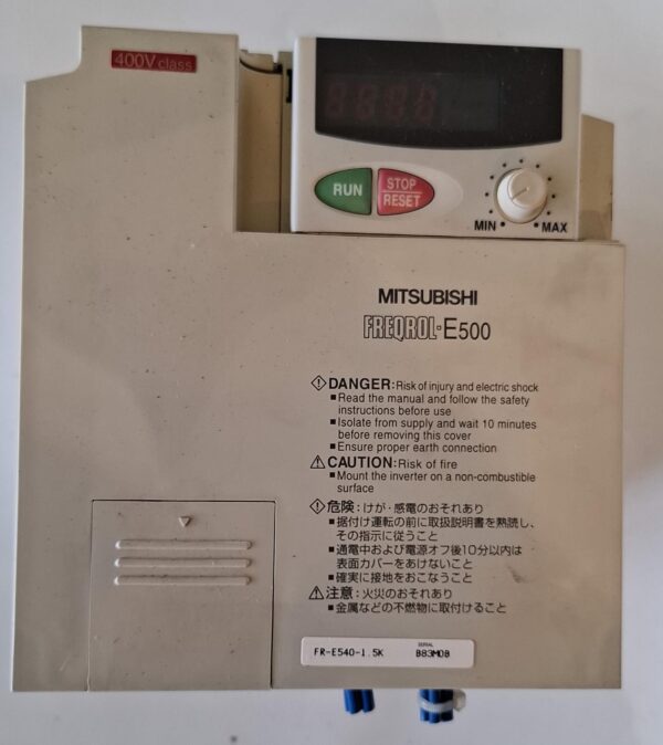 Inversor de Frequência Mitsubishi FR-E540-1.5K 1,5kW 380-480V Trifásico Usado