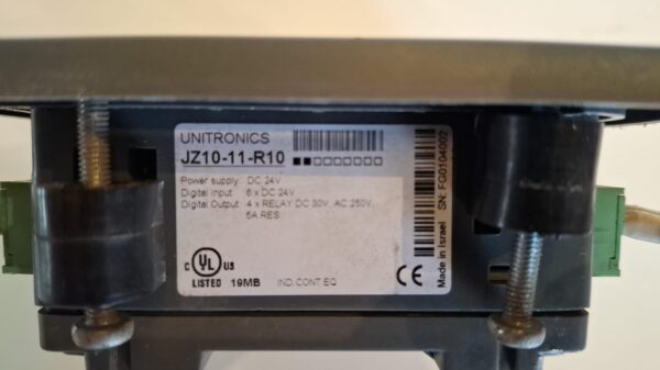 CLP Unitronics JZ10-11-R10 com IHM Integrada 6 Entradas 4 Saídas 24VDC - Image 3