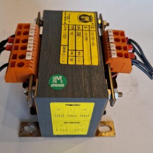 Transformador de Comando Minuzzi 20TMC029 200VA Entrada 220/380/440V Saída 110/220V Usado