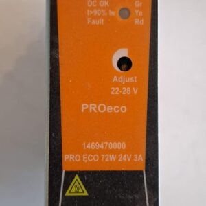 Fonte Weidmüller PRO ECO 72W 24V 3A – Fonte Chaveada para Trilho DIN